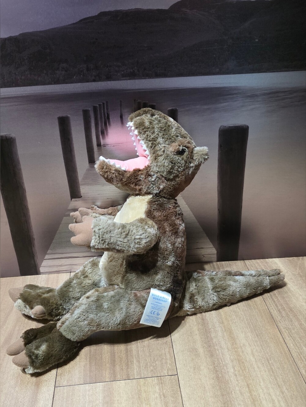 Build-A-Bear Plush T-REX DINO Carnotaurus Dinosaur Plush Green